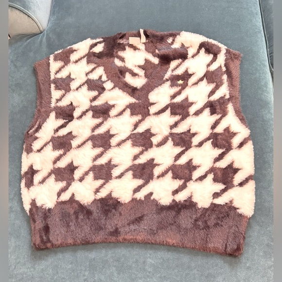 adidas originals women Houndstooth Vest size M - Picture 2 of 5